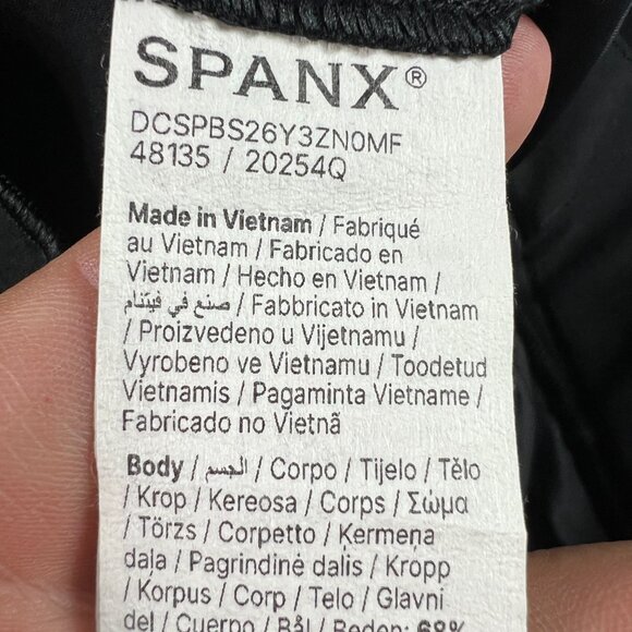 Spanx Ponte Perfect Slim Straight Pants Women 32x25* Black High Rise Crop Tag XL - Picture 6 of 16